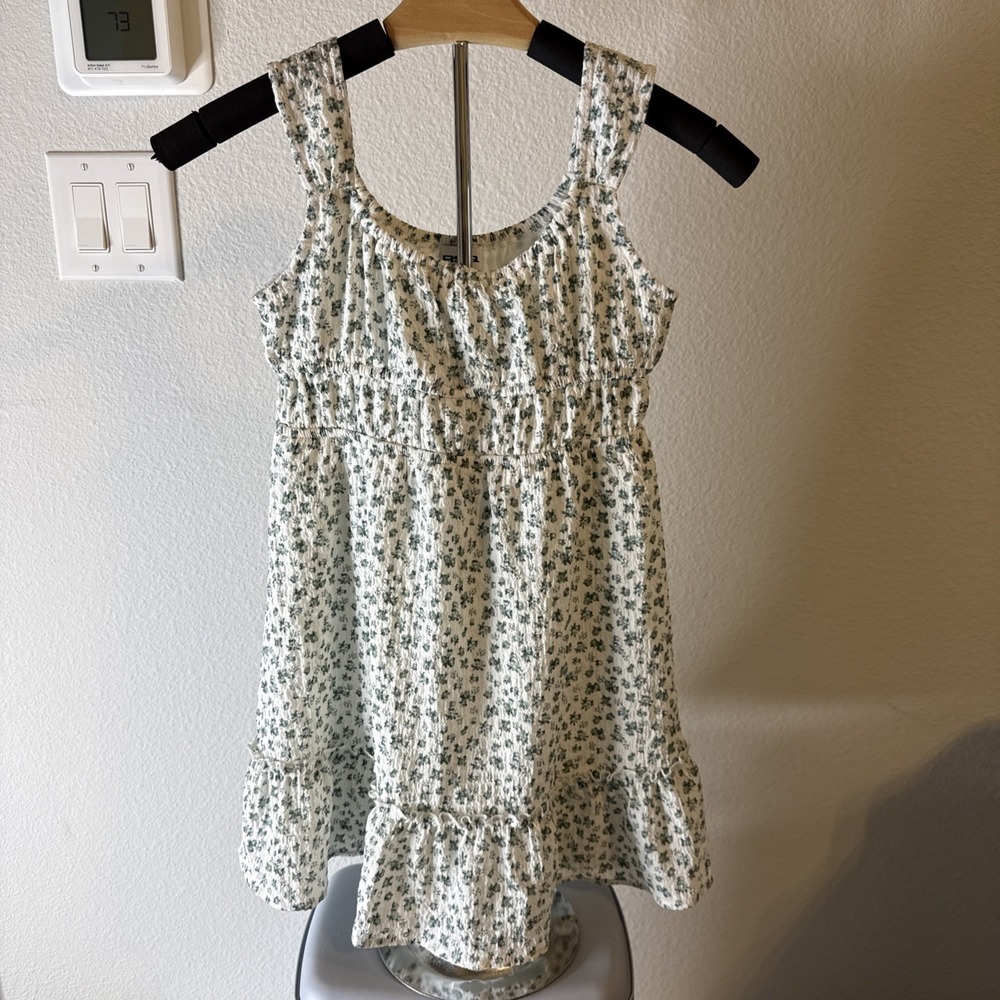 RSQ Juniors White Floral Sleeveless‎ Dress Size M